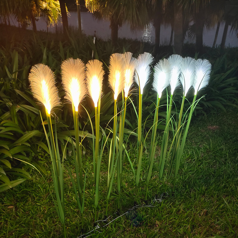 单支PVC芦苇地插灯